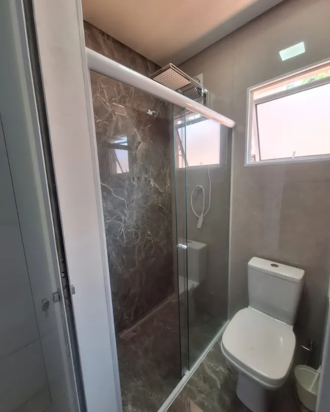 Box para Banheiro em Paulínia - banheiro com vidro transparente
